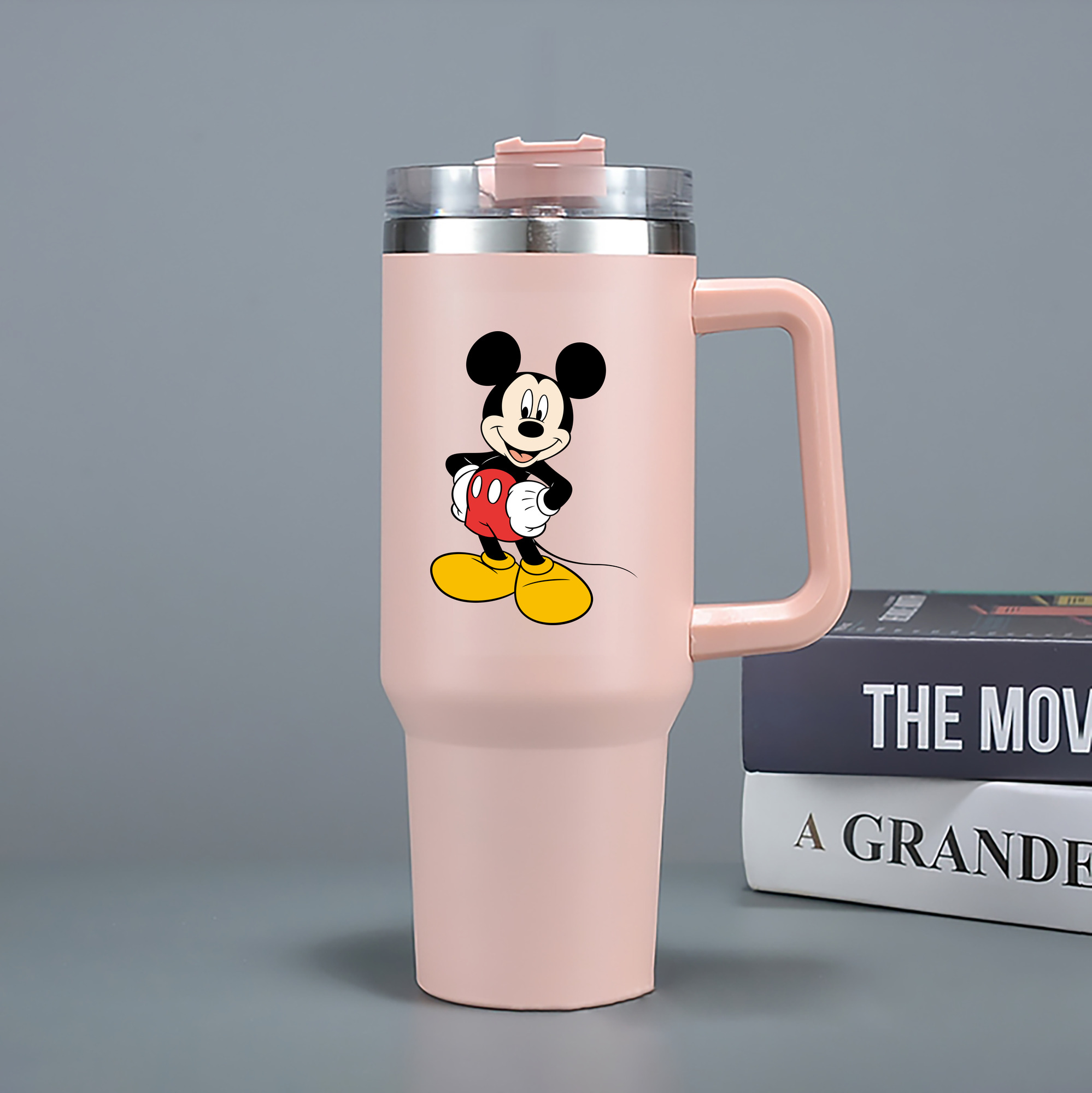 （画像用） ミッキーマウス Mickey Mouse 1200mL車用タンブラー（カラープリント）
